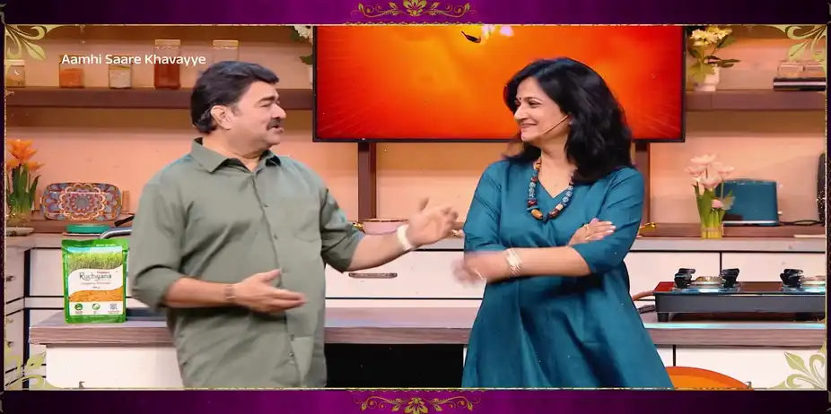 Famous Theatre Couple Graces the Show - Amhi Sare Khavaiyee - Promo