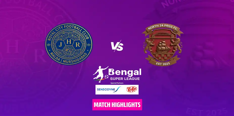 JHR Royal City FC Malda | Murshidabad Vs North 24 Parganas FC - Highlights