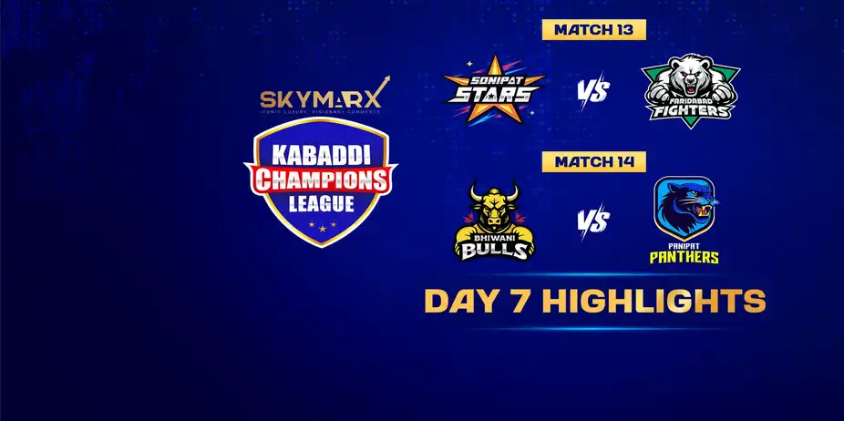Kabaddi Champions League  Highlights Day 7