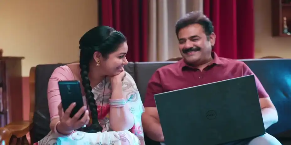 Mandhakini’s Sweet Times with Grandchildren - Amruthadhaare