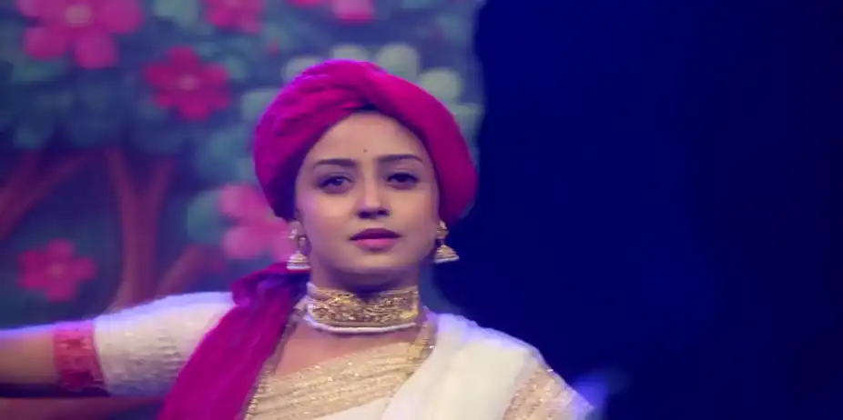 Parul, Rayan and Rukmini Act in the Play - Parineeta