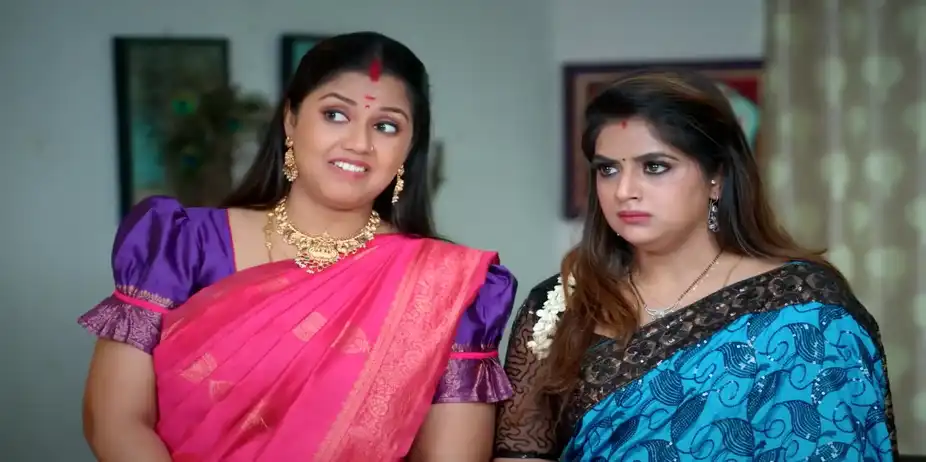 Isai Overhears Sreeja and Subhadra - Paarijatham