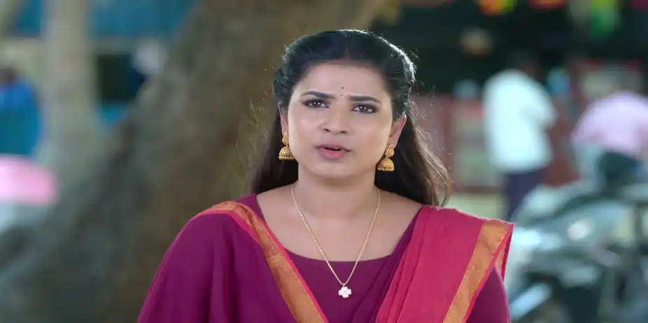 Chamundeshwari Lies to Revathi - Karthigai Deepam