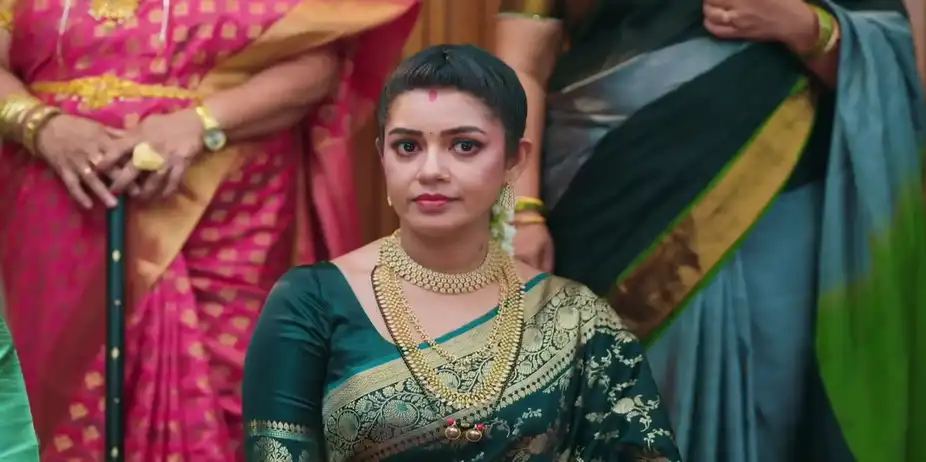 Goutham and Bhoomika Argue with the Priest - Amruthadhaare