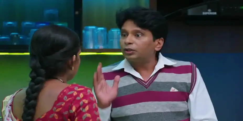 Nagaveni Stunned by Sanjeeva and Amrutha’s Moment - Adi Lakshmi Purana