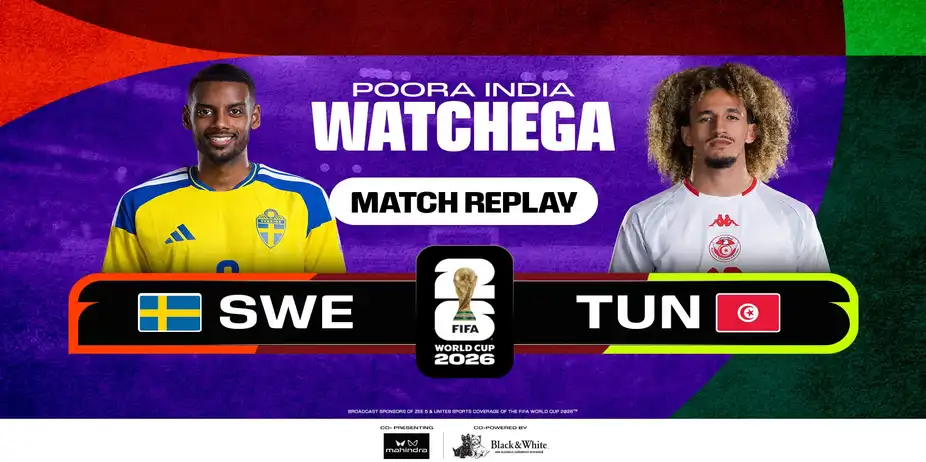 SWE Vs TUN | Match Replay | FIFA World Cup 2026