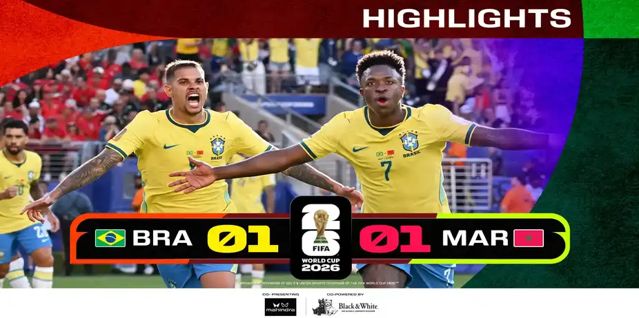 BRA Vs MAR | Highlights | FIFA World Cup 2026