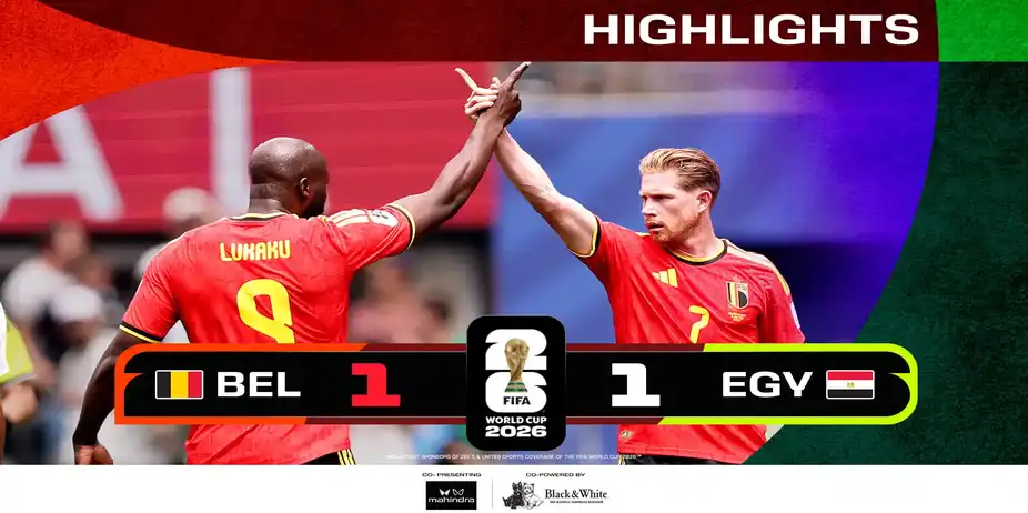 BEL Vs EGY | Highlights | FIFA World Cup 2026