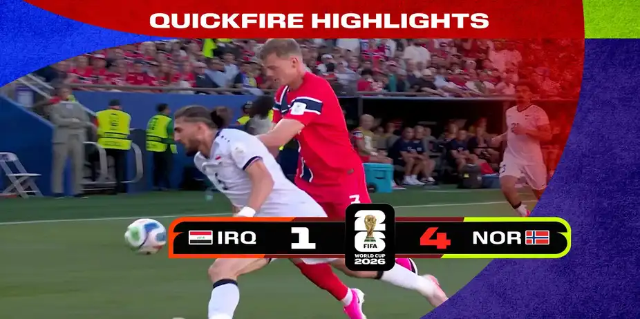 IRQ Vs NOR | Quickfire Highlights | FIFA World Cup 2026