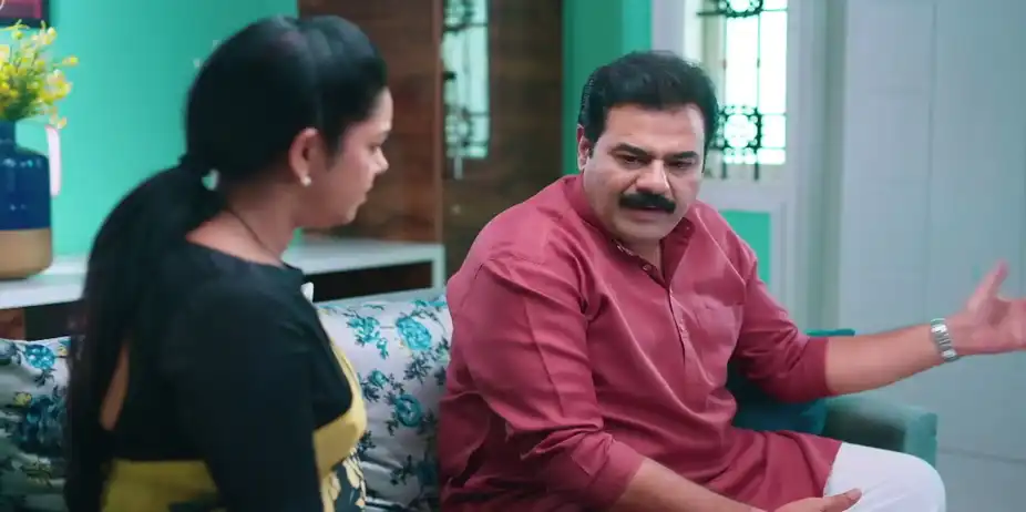 Goutham Sjhares His Anger with Bhoomika - Amruthadhaare