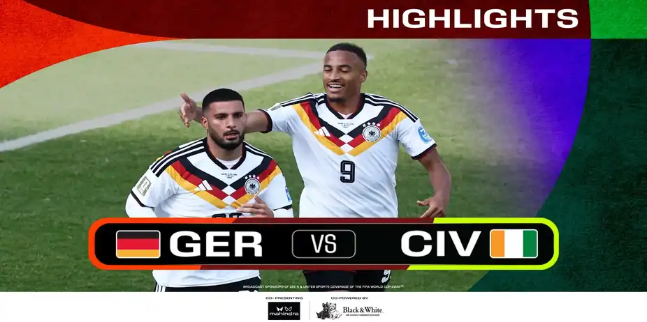 GER Vs CIV | Highlights | FIFA World Cup 2026