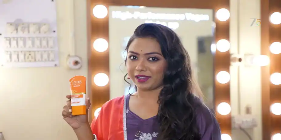 Lotus Herbals Sunscreen To Keep the Skin Fresh - Behind The Scenes - Sa Re Ga Ma Pa 2029