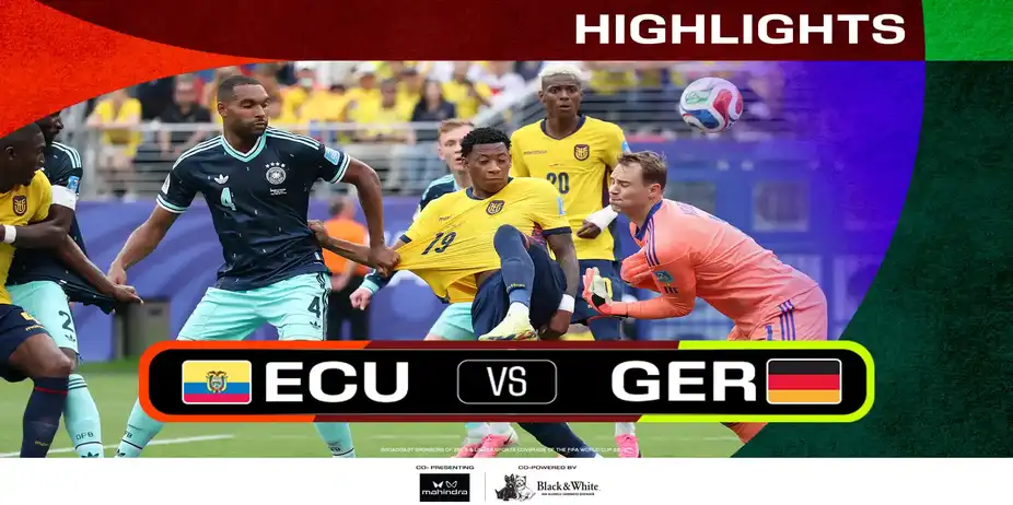 ECU Vs GER | Highlights | FIFA World Cup 2026
