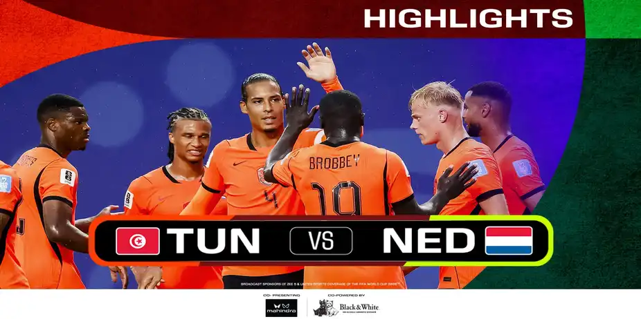 TUN Vs NED | Highlights | FIFA World Cup 2026