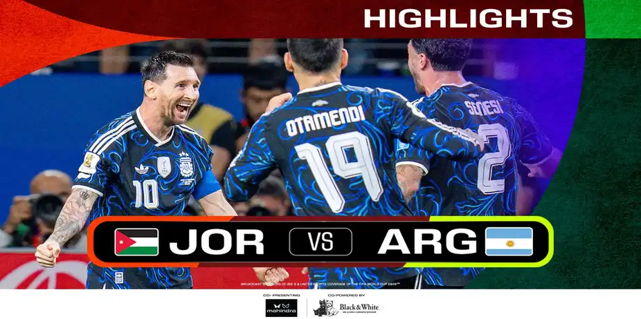 JOR Vs ARG | Highlights | FIFA World Cup 2026