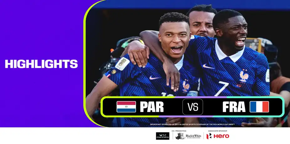 PAR Vs FRA | Highlights | FIFA World Cup 2026