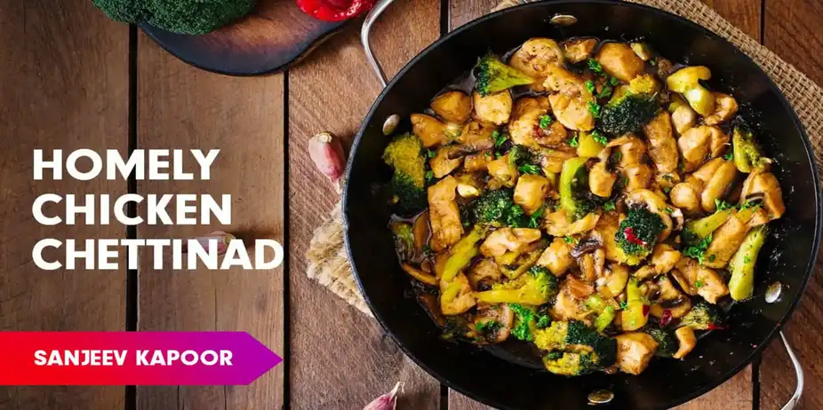 Khana Khazana S1 E974 - Chicken Chettinad Recipe by Sanjeev Kapoor