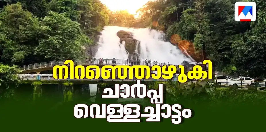 ചാര്പ്പയിലേക്ക് സഞ്ചാരികളുടെ ഒഴുക്ക്; നിറഞ്ഞൊഴുകി ചാര്പ്പ വെള്ളച്ചാട്ടം | WaterFall