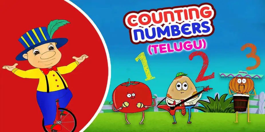Counting Numbers - Pop Rock Style - Telugu