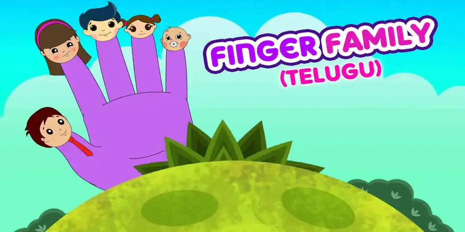 Finger Family - Female Voice - Pop Rock Style - Telugu