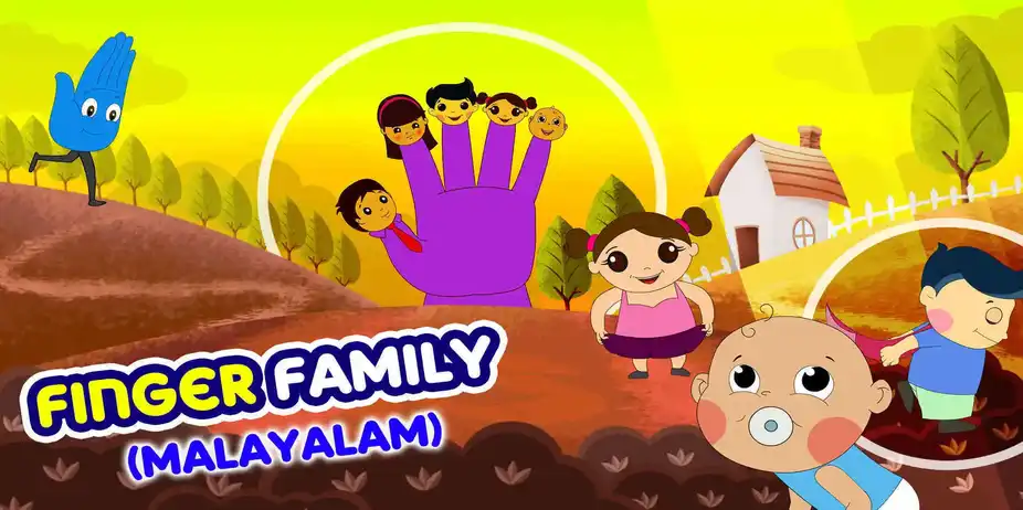 Finger Family - Male Voice - Pop Rock Style - Malayalam