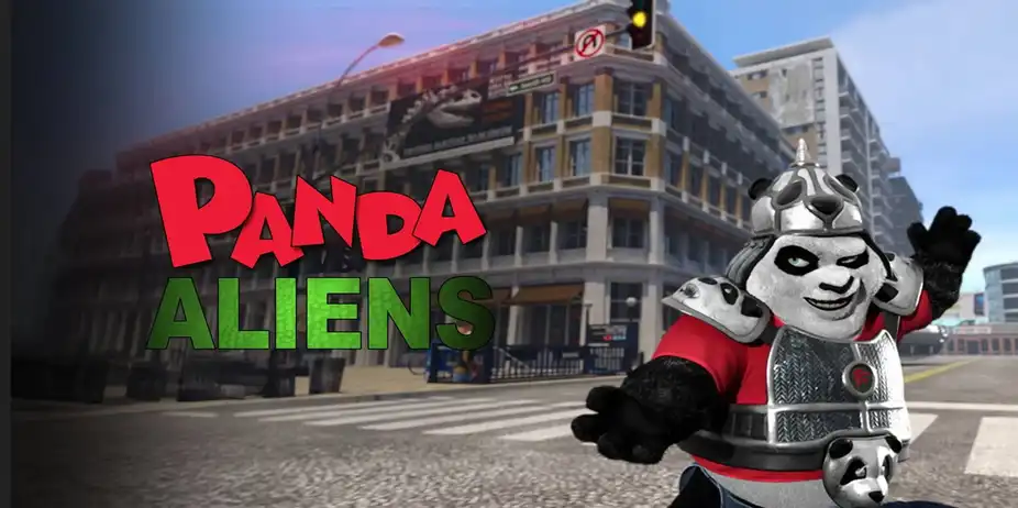 PANDA VS ALIENS