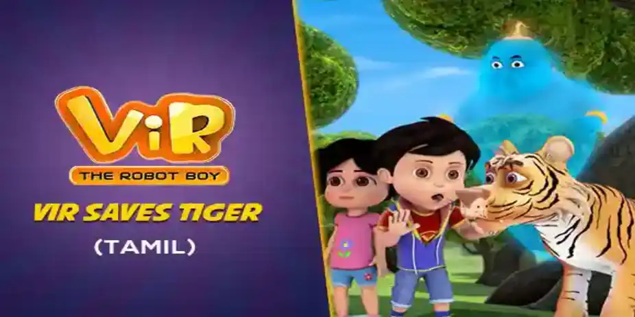 Watch VIR - The Robot Boy (Tamil) S1 E30 - Vir saves Tiger - Tamil and ...