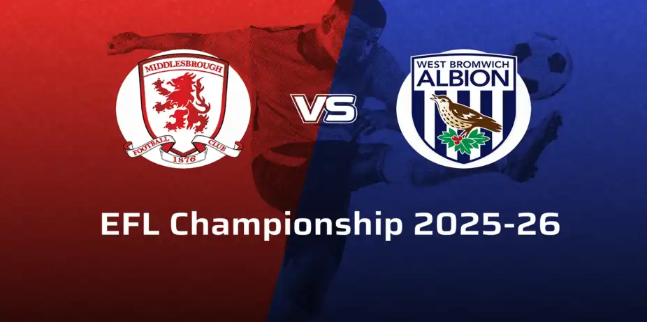 West Bromwich Albion F.C. VS Middlesbrough F.C.