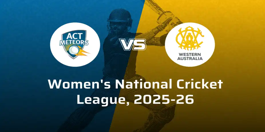 Western Australia Women VS ACT Meteors