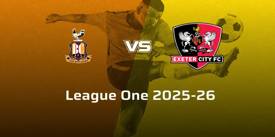 Exeter City VS Bradford City