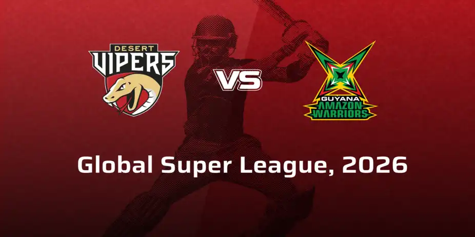 Guyana Amazon Warriors VS Desert Vipers