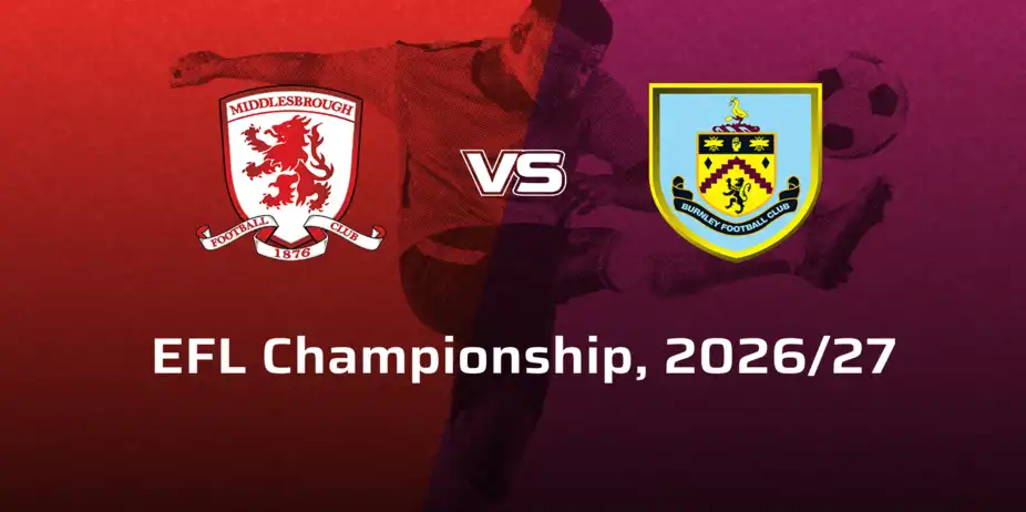 Burnley VS Middlesbrough F.C.