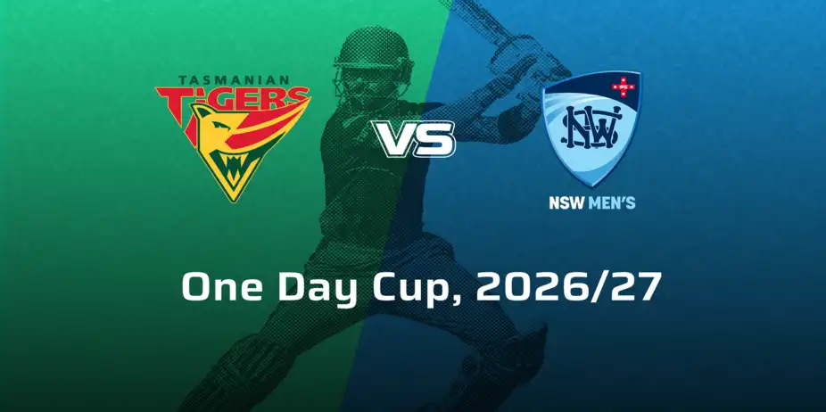 New South Wales VS Tasmania