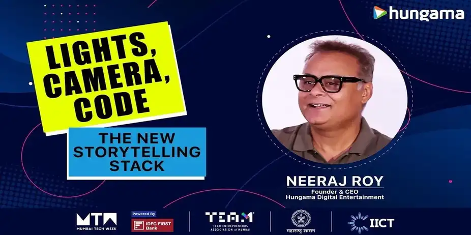 Neeraj Roy on the Future of AI Storytelling | Hungama x IICT at Mumbai Tech Week 2026