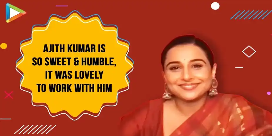 Vidya On SRK