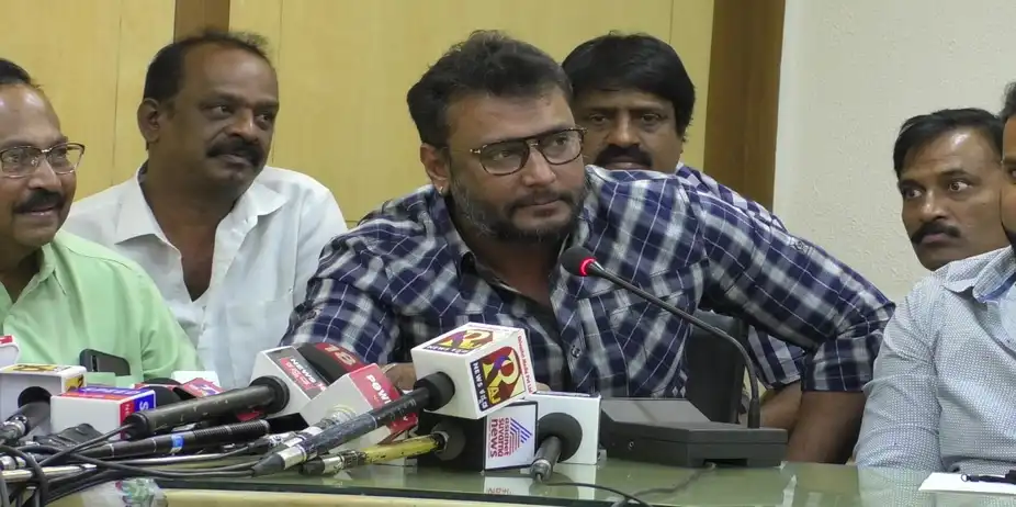 Darshan Thoogudeepa Upset on Tollywood film industry