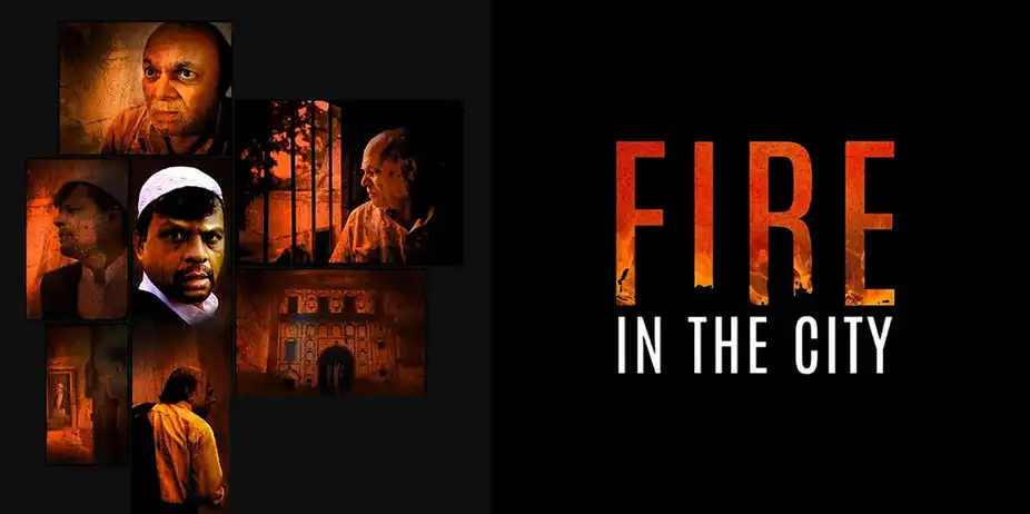 Fire in the city