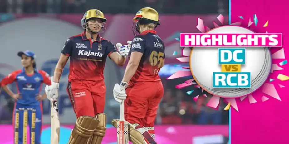 DC vs RCB: Highlights