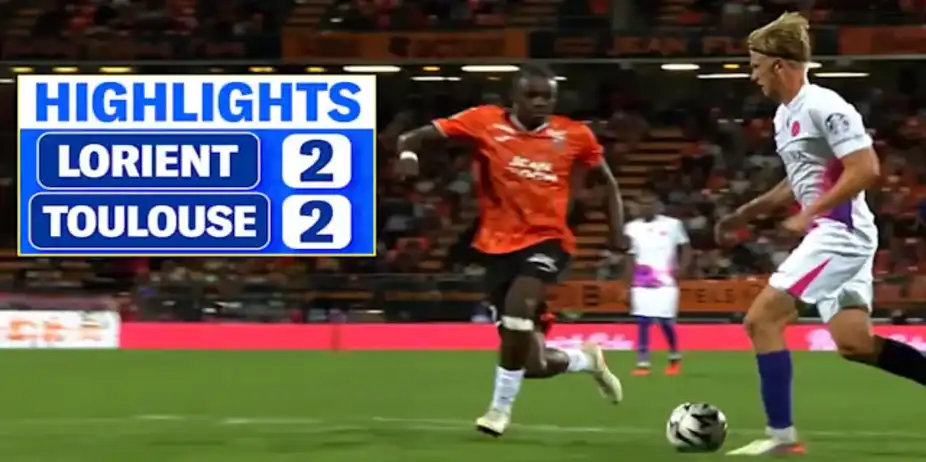 Lorient vs Toulouse: Highlights