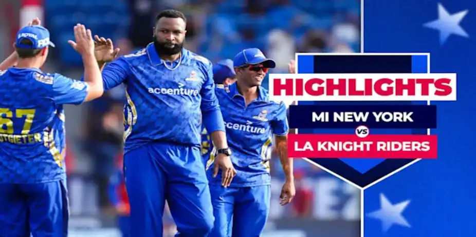 MI New York vs LA Knight Riders: Highights