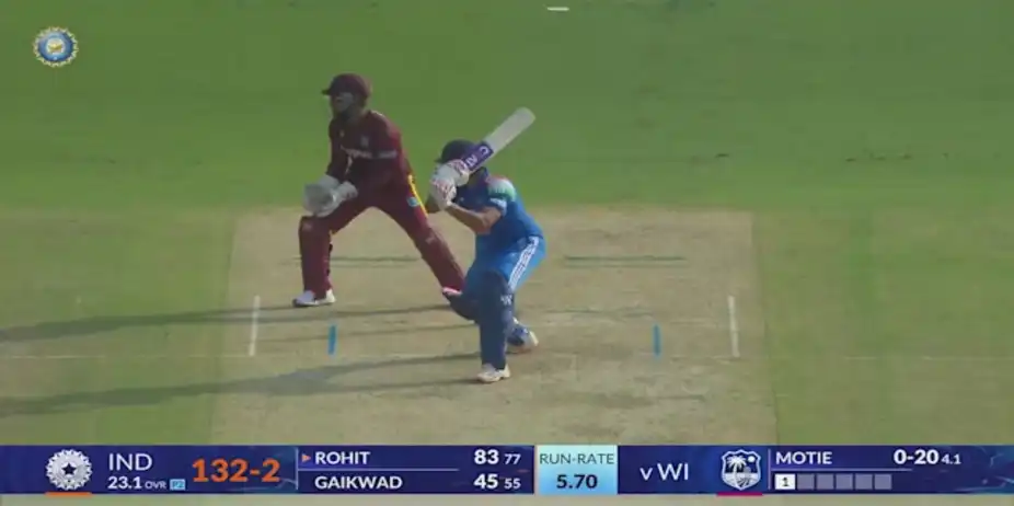 Rohit Slashes Away!