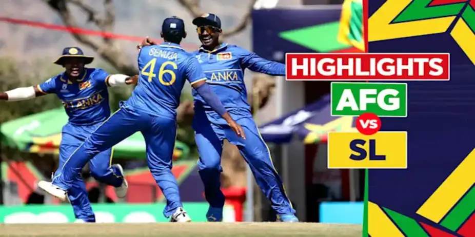 Afghanistan vs Sri Lanka: Highlights