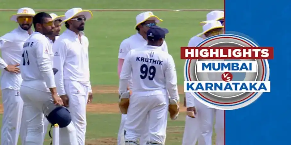 QF: Mumbai vs Karnataka - Day 1, Highlights