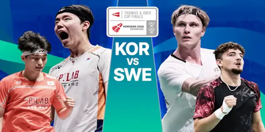 Korea vs Sweden: Thomas Cup, Group Stage
