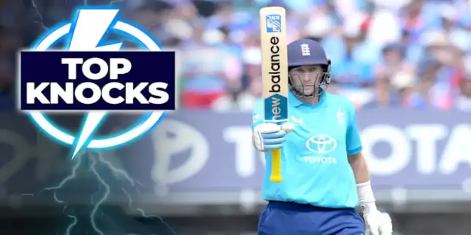 Root's 76* vs IND in 1st ODI