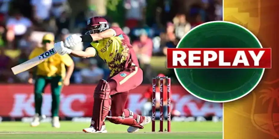SA vs WI: 1st T20I, Replay