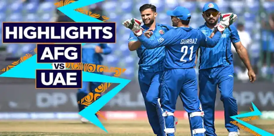 Afghanistan vs UAE: Highlights
