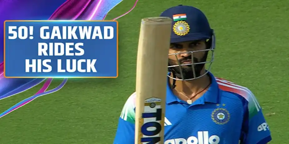 Gaikwad Rubs Salt in WI's Wounds