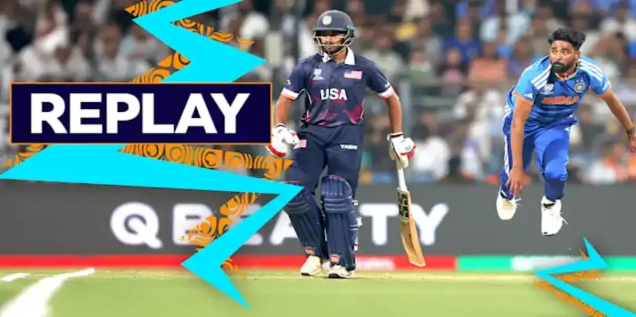 India vs USA: Replay
