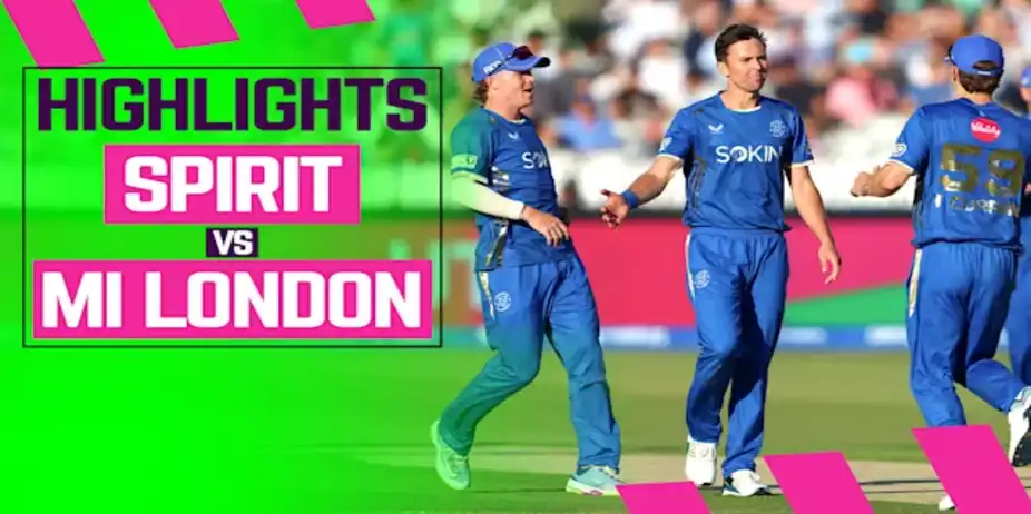 London Spirit vs MI London: Highlights